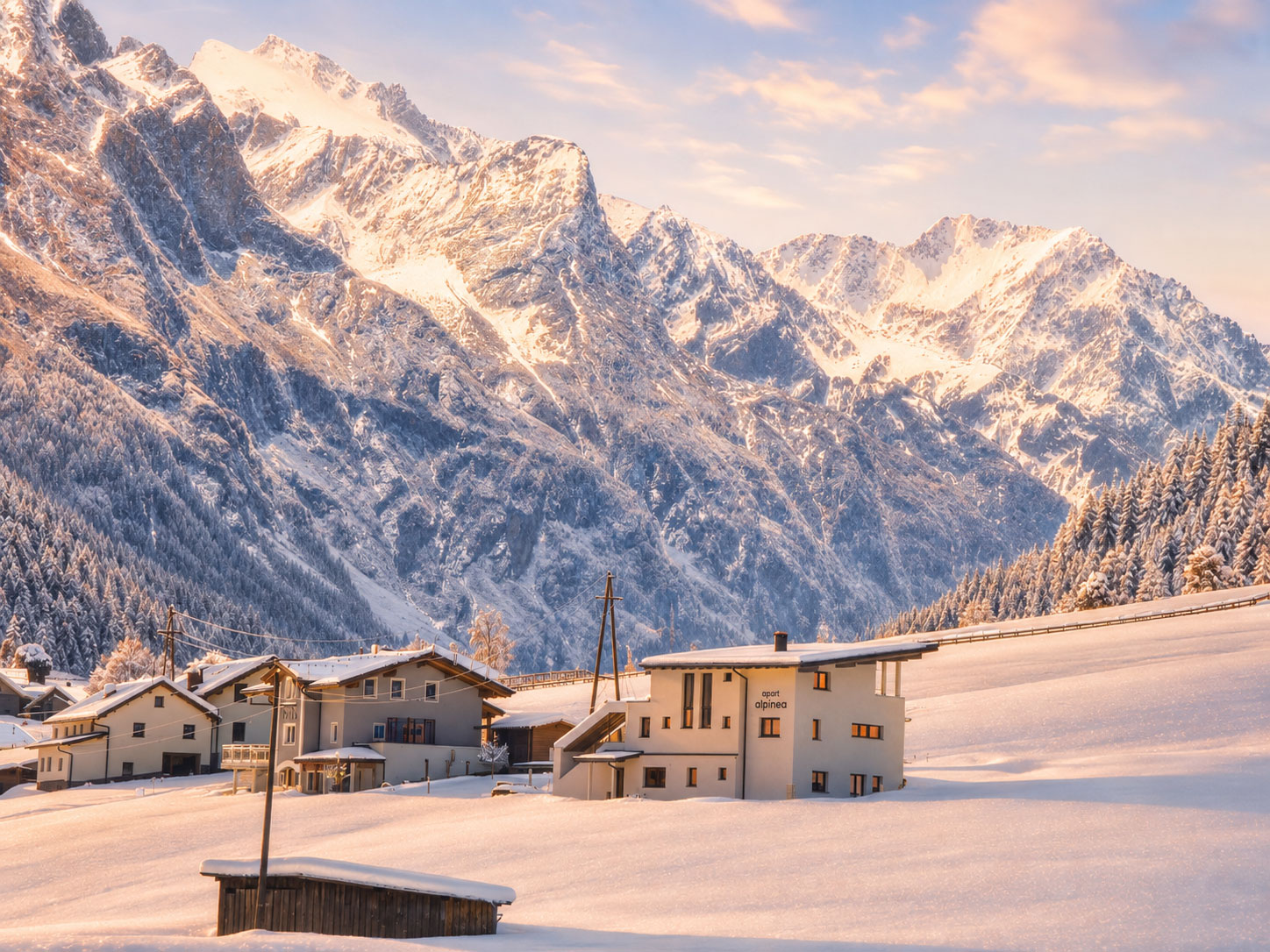 Apart Alpinea im Winter